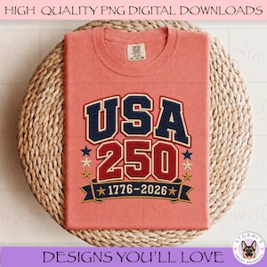 Patch USA 250 PNG (Download digitale)