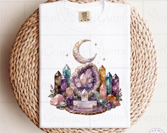 Lunar Crystal Collection PNG (Digital Download)