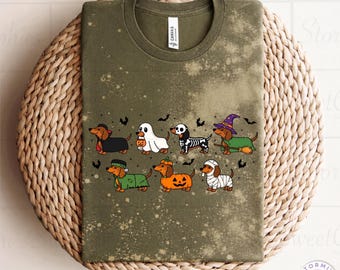 Halloweenies in Costumes PNG (Digital Download)