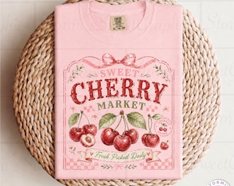 Sweet Cherry Market PNG (Digital Download)