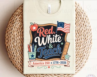 Red White and Teach PNG (pobieranie cyfrowe)