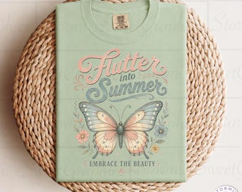 Flutter Into Summer PNG (Digital Download)