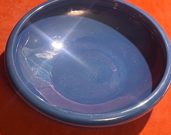Cowan Pottery Blue iridescent bowl