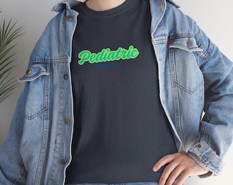 T-shirt d'infirmière pédiatrique - T-shirt d'infirmière médicale, chemise d'agent de santé, haut pour personnel hospitalier