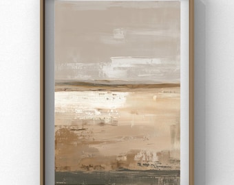 Wabi Sabi Wall Art Japandi Design, Minimalist Painting, Beige Abstract Art Print, Modern Wall Decor, Neutral Digital Printable Art Download