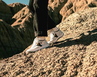 Servis Cheetah High Tops – White Sneakers for Men | Lightweight Gym & Tactical-Inspired Trainers