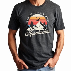 Appalachia Unisex Tee, Bluegrass Festival Shirt,  Folk Music Lover T-Shirt, Appalachian proud shirt, gift for Appalachia, gift for dad