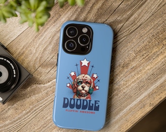 iPhone-hoesje, hondenliefhebber cadeau, labradoodle gouden doodle, Ausiedoodle, Bernedoodle, cavapoo, stoere hoesjes, baasje, cadeau voor hem, cadeau voor haar
