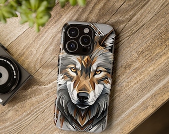 Wolf iPhone tough case, unique wolf gift, Wolf Lover Gift, Tough Animal Phone Case, Gift for Him, gift for dad, gift for her