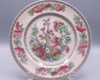 Vintage Salad Plate, Johnson Brothers, England, Indian Tree, ca 1970s