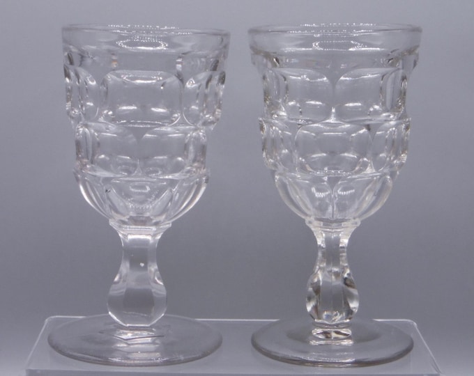 Flint Glass Water Goblet, Unknown Maker, Creased Ashburton (aka) 1860s/70s