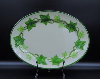 Vintage Pottery Platter, Franciscan Ware, Ivy, 1958-1960