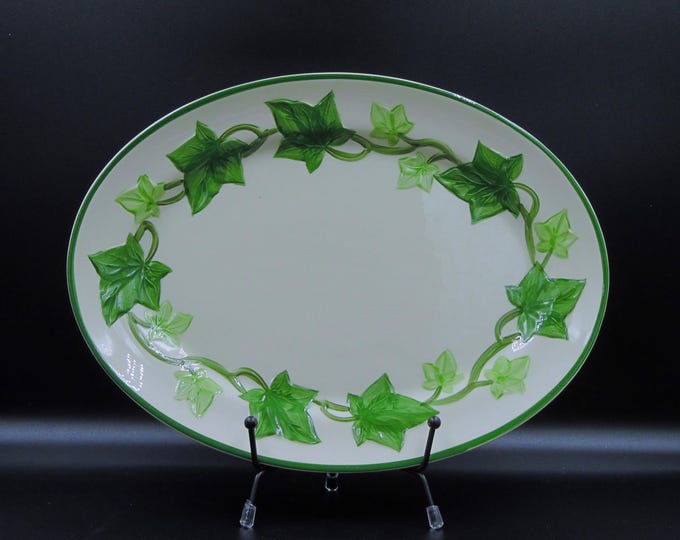 Vintage Pottery Platter, Franciscan Ware, Ivy, 1958-1960