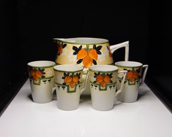 Porcelain Lemonade Set, Te-Oh China, Nippon, 1911 - 1921