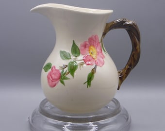 Vintage Pottery Milk Jug Franciscan Ware, Desert Rose 1961 - 1962