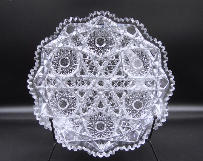 ABPCG Plate, Unknown Maker, Brilliant (aka) (from Higgins and Seiter) ca 1900-1910