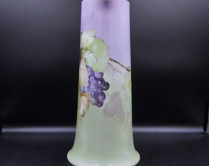 Porcelain Lemonade or Wine Pitcher, La Porcelaine Limousine, Limoges France c 1910