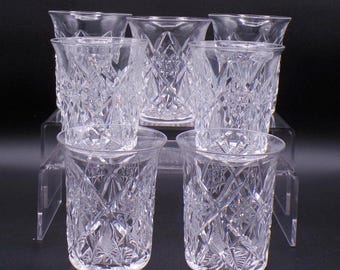 American Brilliant Period Cut Glass Tumbler, C Dorflinger and Sons, Marlboro, c 1910