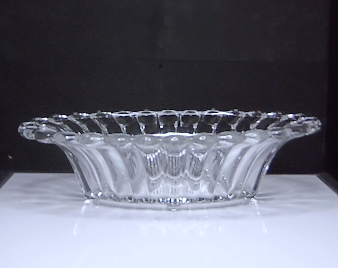 Elegant Era Glass Floral Bowl; A H Heisey and Co; Crystolite #1503 1938-1957