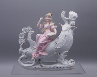 Bisque Porcelain Figurine Porzellanfabrik Unger, Schneider & Co 1879 - 1886