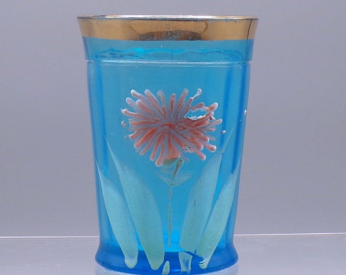 Early American Pressed Glass Tumbler, H Northwood Company, Pretty Panels (AKA) c 1900 - 1910