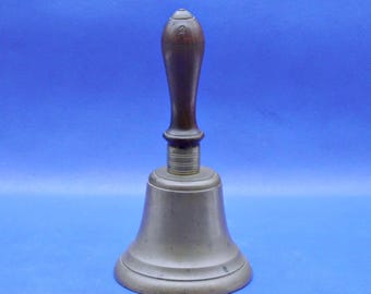 Victorian Era Teachers School Bell, Bronze, unknown maker 1880-1900