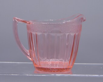Depression Glass Creamer, Jeannette Glass Company, Adam, 1933 - 1934