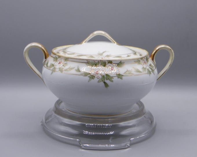 Porcelain Cracker Jar, Noritake China, Nippon, Hand Painted, 1911 - 1921