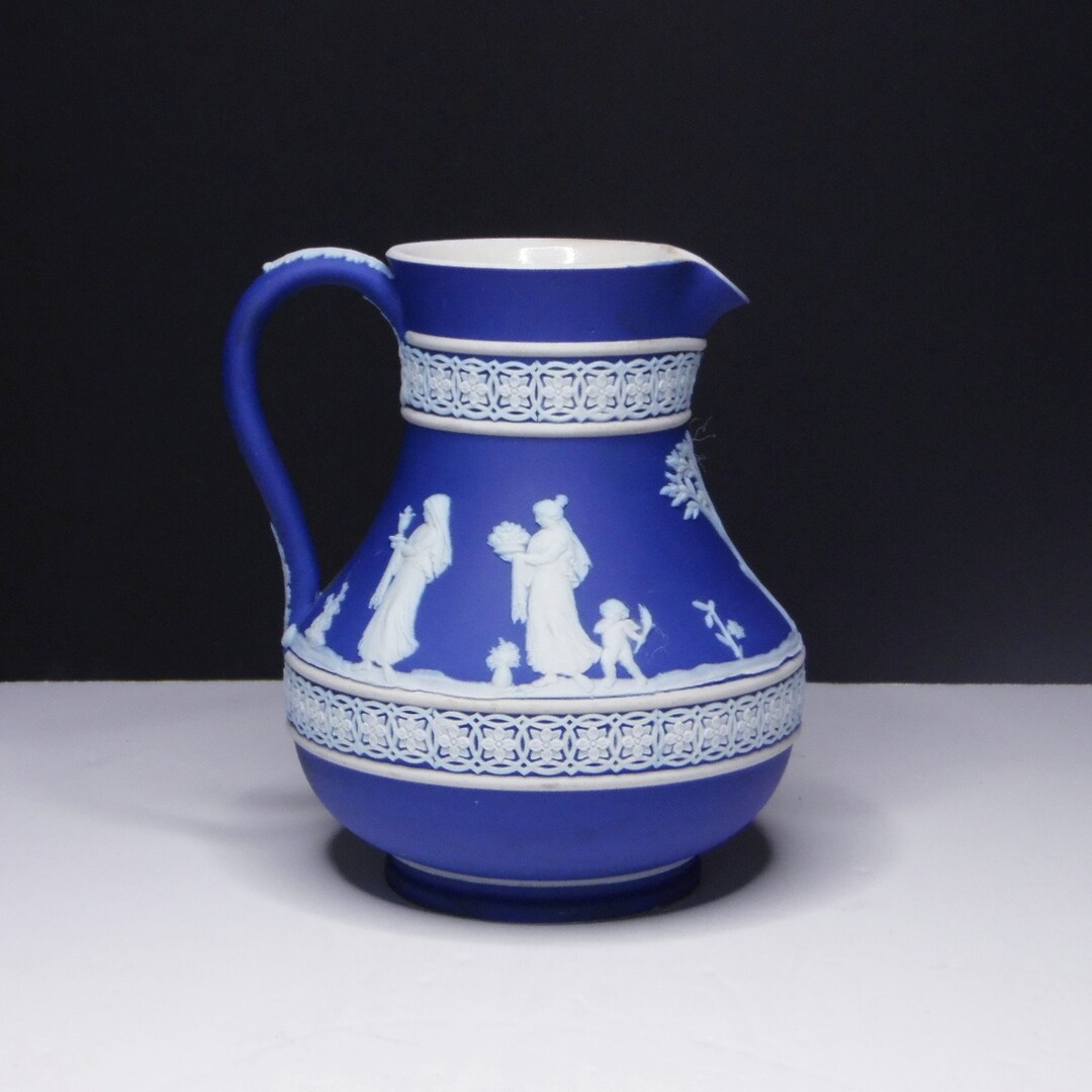 Pottery Jug Wedgwood Pottery England Etruscan Jug Cream on Etsy