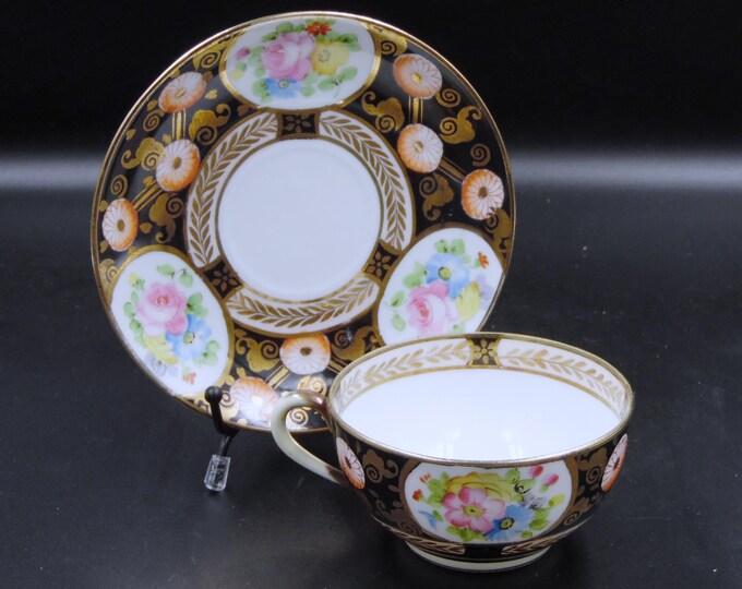 Porcelain, Cup And Saucer, Noritake China, Morimura Brothers,Importers, Nippon Period 1911 - 1921