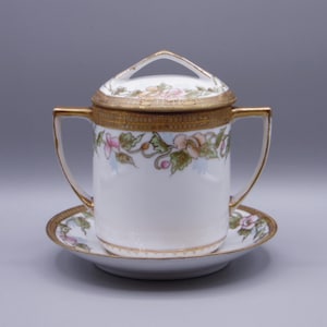 Porcelain Condensed Milk Holder, Noritake China, Nippon, 1911 - 1921