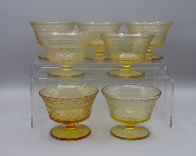 Depression Glass Sherbert Federal Glass Company Patrician a/k/a Spoke 1933 - 1937