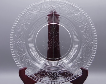 Early American Pressed Glass Plate, Bryce Brothers, Double Vine (a/k/a) 1880s