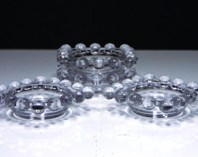 Elegant Era Glass Ashtray, Imperial Glass Company, Candlewick #400/651 1936-1982