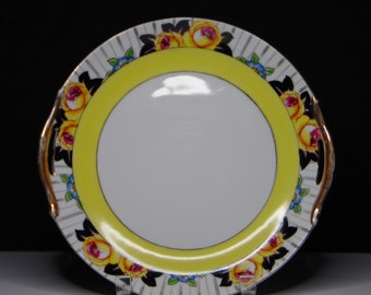 Porcelain Cake Plate, Noritake China, Japan, Morimura Brothers, Importers, 1921 - 1924