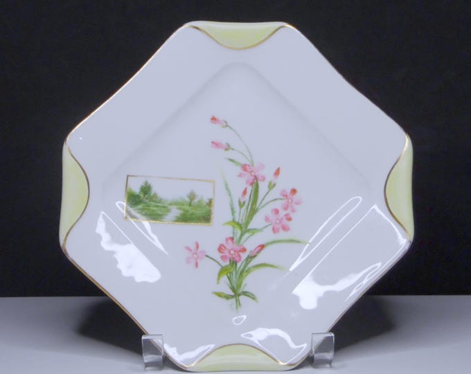 Porcelain Plate, Haviland and Company, Limoges, France, "Napkin Fold" 1887