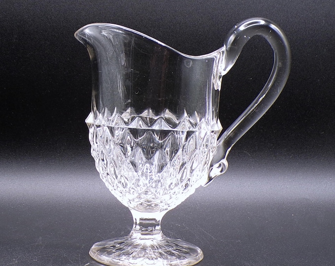 EAPG Sawtooth Creamer, Bryce Richards, Diamond (OMN), 1860s
