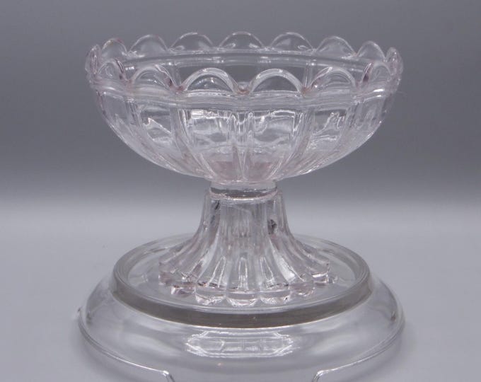 Flint Glass  Compote, Unknown Maker, Unknown Pattern, ca 1850s/60s