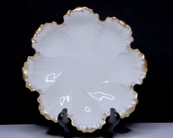 Porcelain Bowl Lenox China, Leaf Collection, Blue Mark 1931-1953