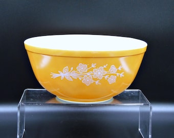 Vintage Kitchen Mixing Bowl, 2.5 l, #403: Pyrex Butterfly Gold 2, 1979-1981