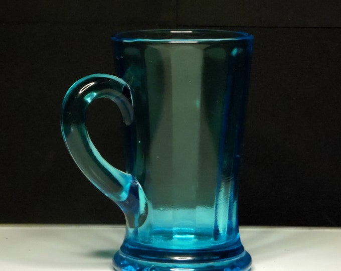 Elegant Era Glass Mug, Possibly By United States Glass Company, Unknown Pattern ca 1920s