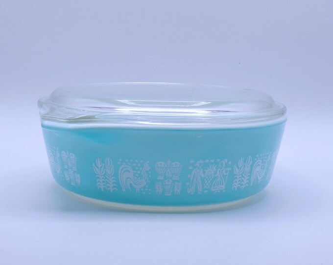 Vintage Kitchen/Cookware, Casserole, 1 pint, 471, Pyrex, Butterprint, 1957-1968