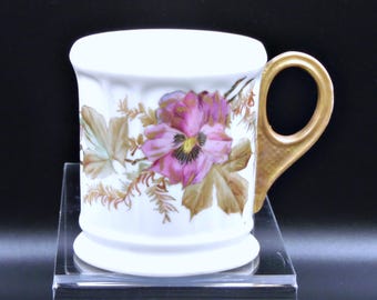 Porcelain Shaving Mug; Porzellanfabrik Rudostadt, Straus and Sons 1896-1904