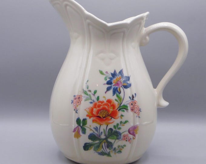 Vintage Pottery Pitcher (From Wash Set) McCoy Pottery/Lancaster Colony Corp, Shape 7529, 1974 - 1985