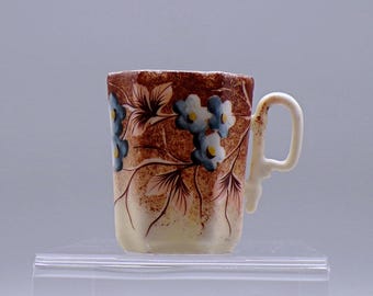 Porcelain Demitasse Cup, ES Germany, #3373 Decoration, 1880s