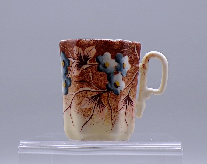 Porcelain Demitasse Cup, ES Germany, #3373 Decoration, 1880s