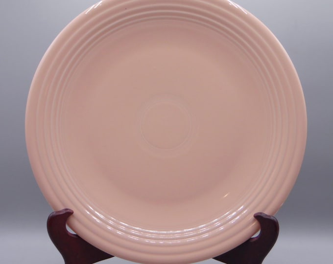 Vintage Pottery Chop Plate, Fiesta, Homer Laughlin, Apricot, 1986 - 1998