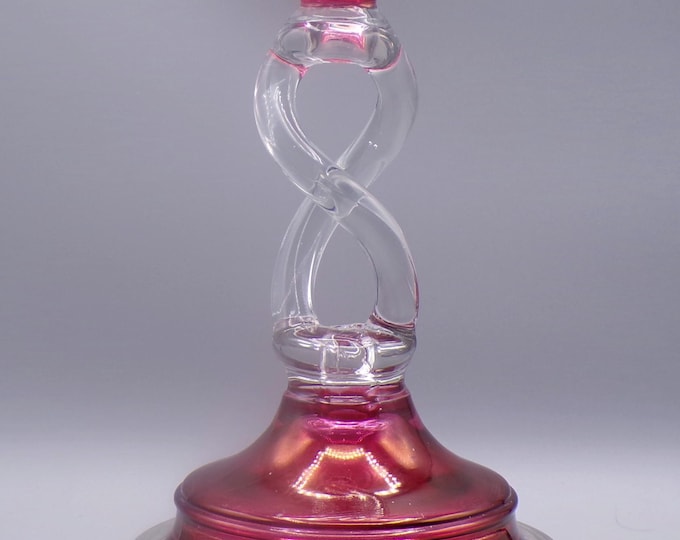 Elegant Era Glass Candlestick, Tiffin Glass Company, Line #81, c 1920s