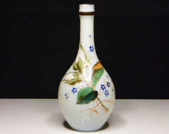 Milk (Opaque) Glass Bud Vase, Unknown Maker (possibly Fostoria Glass Company), ca 1900 - 1910