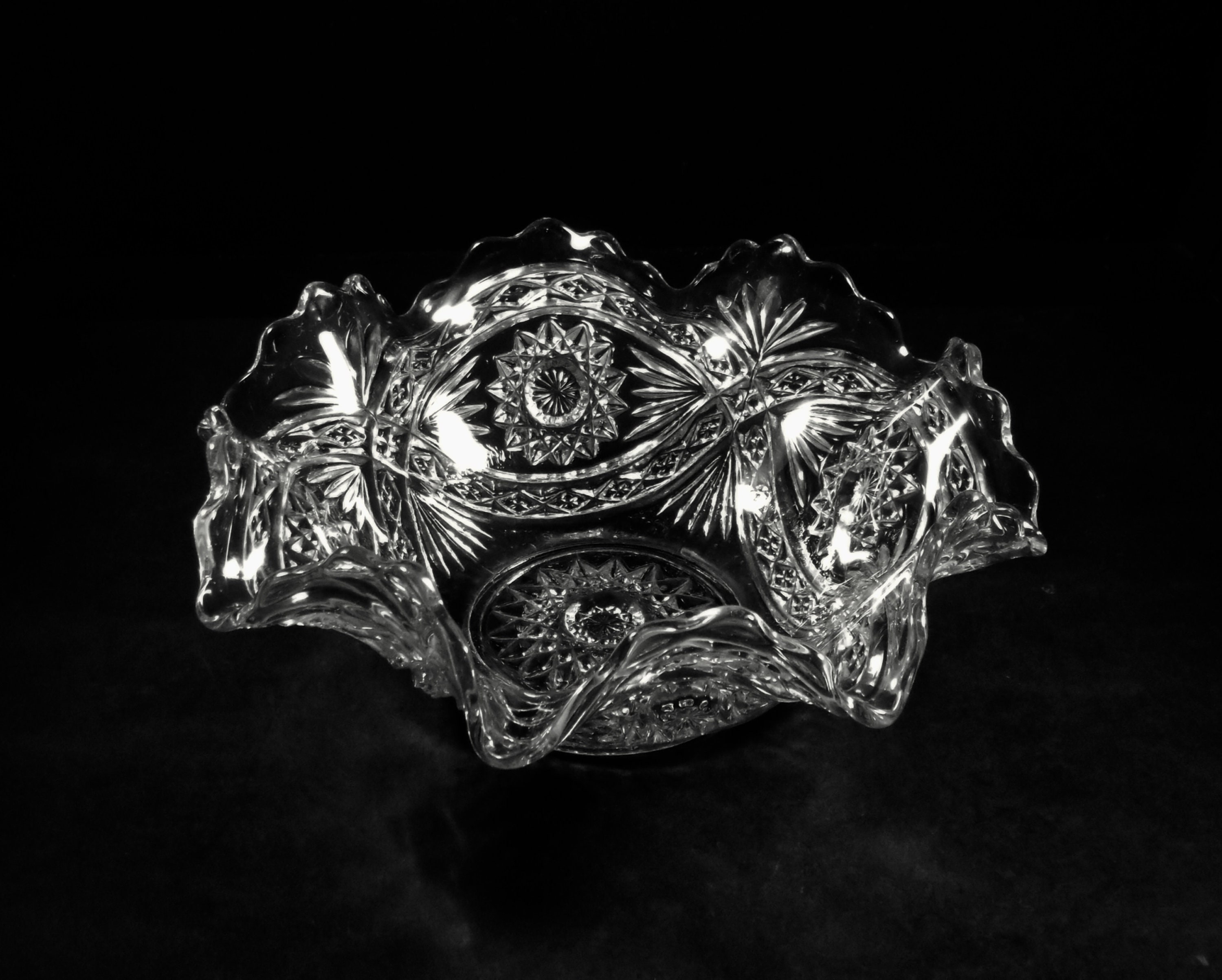 Early American Pressed Glass Bowl Imperial Glass Company, Imperial No